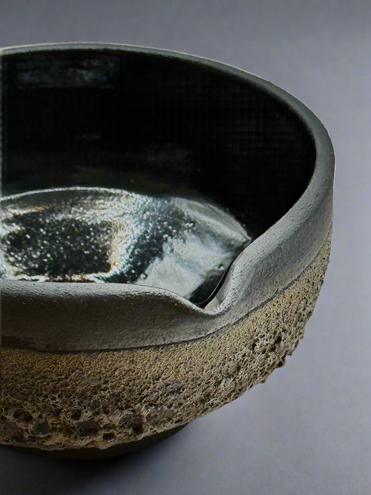 Black Volcanic Stone Matcha-Set